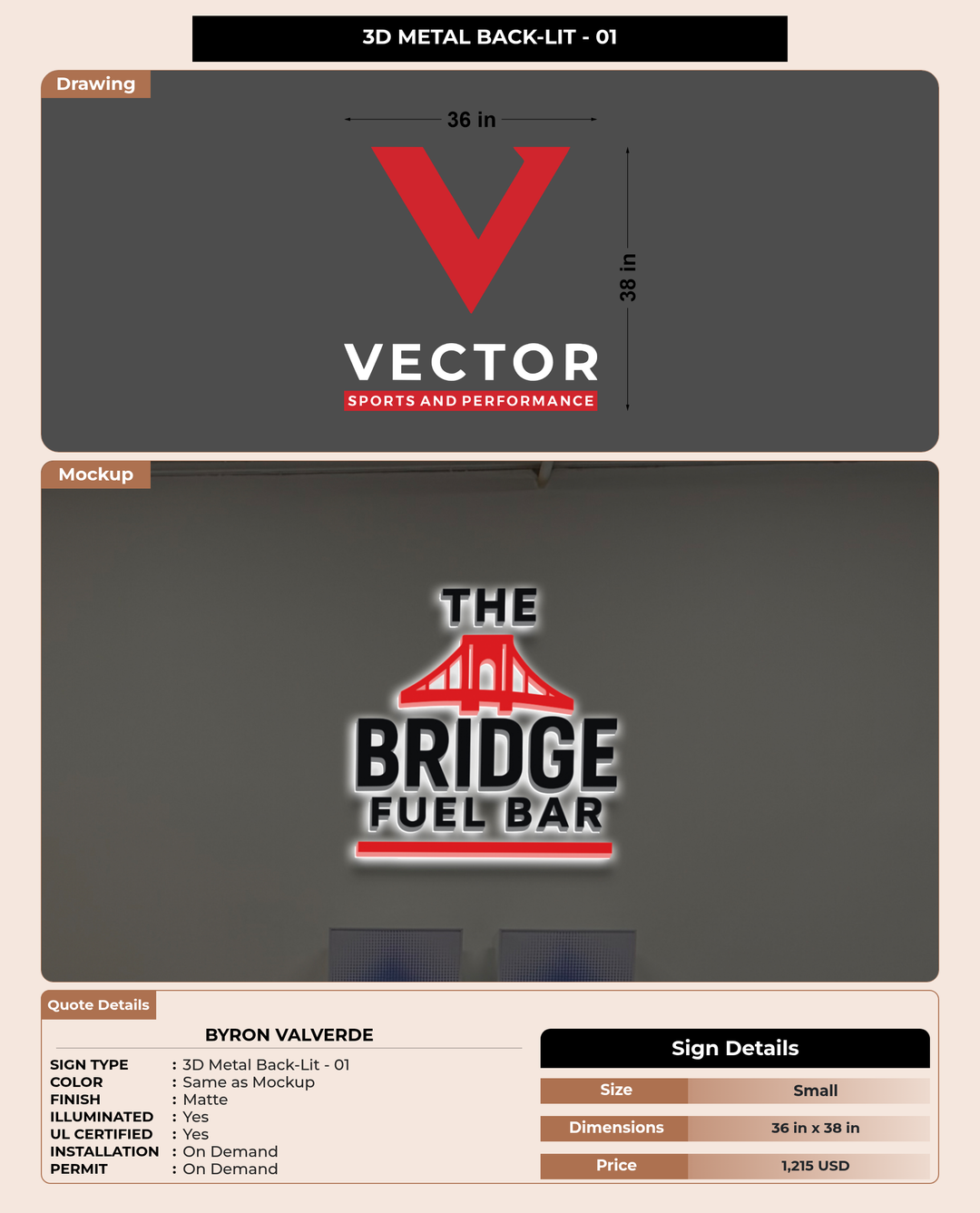 CUSTOM MOCKUP SIGN FOR Byron Valverde