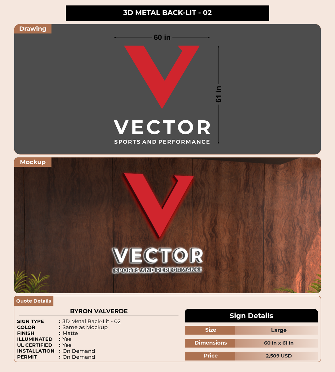 CUSTOM MOCKUP SIGN FOR Byron Valverde