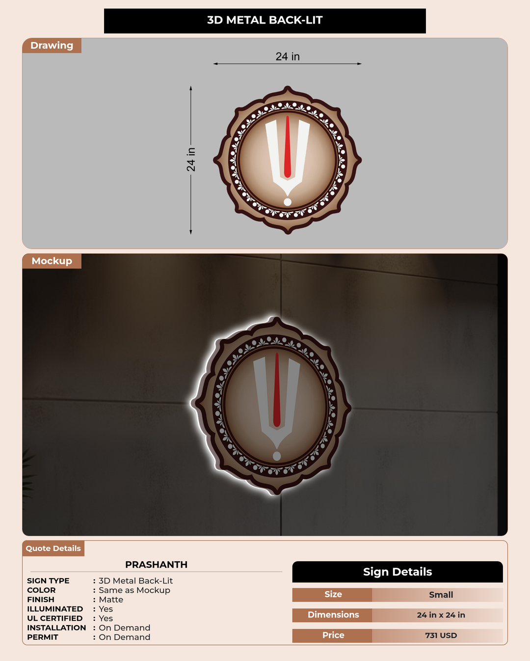 CUSTOM MOCKUP SIGN FOR prashanth