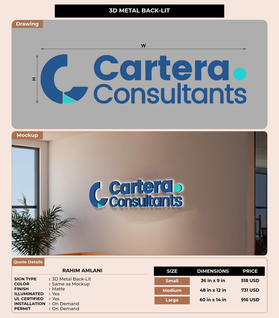 CUSTOM MOCKUP SIGN FOR Rahim Amlani