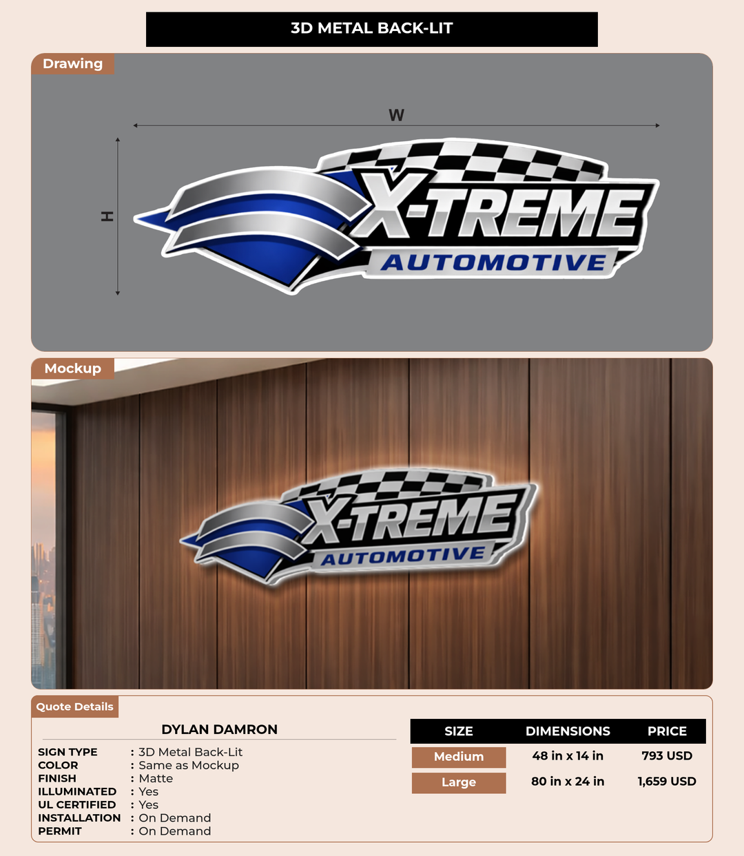 CUSTOM MOCKUP SIGN FOR Dylan Damron