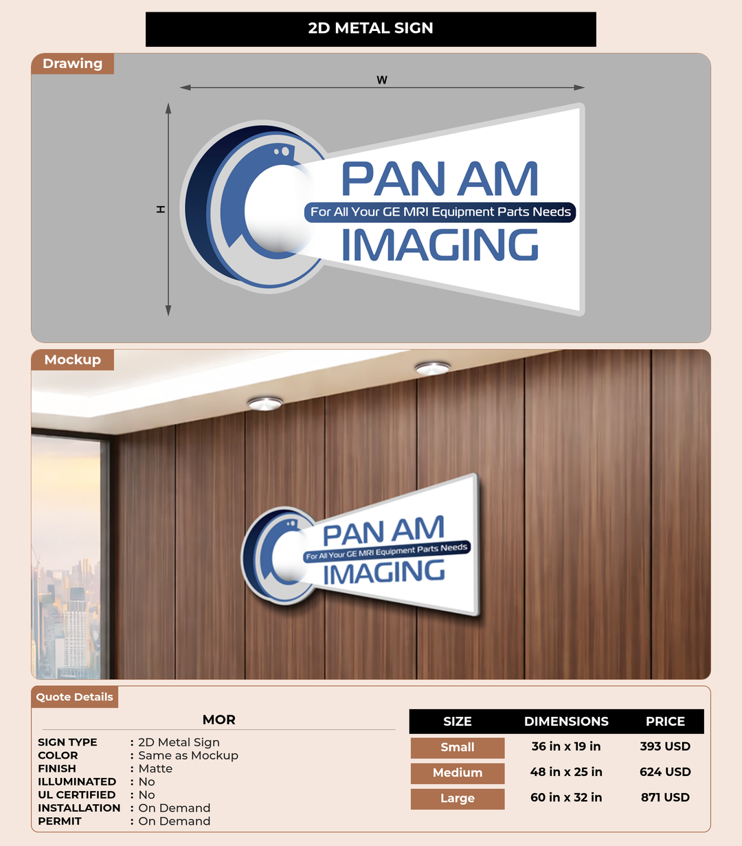 CUSTOM MOCKUP SIGN FOR MOR