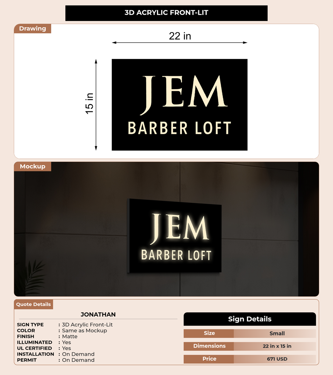 CUSTOM MOCKUP SIGN FOR Jonathan