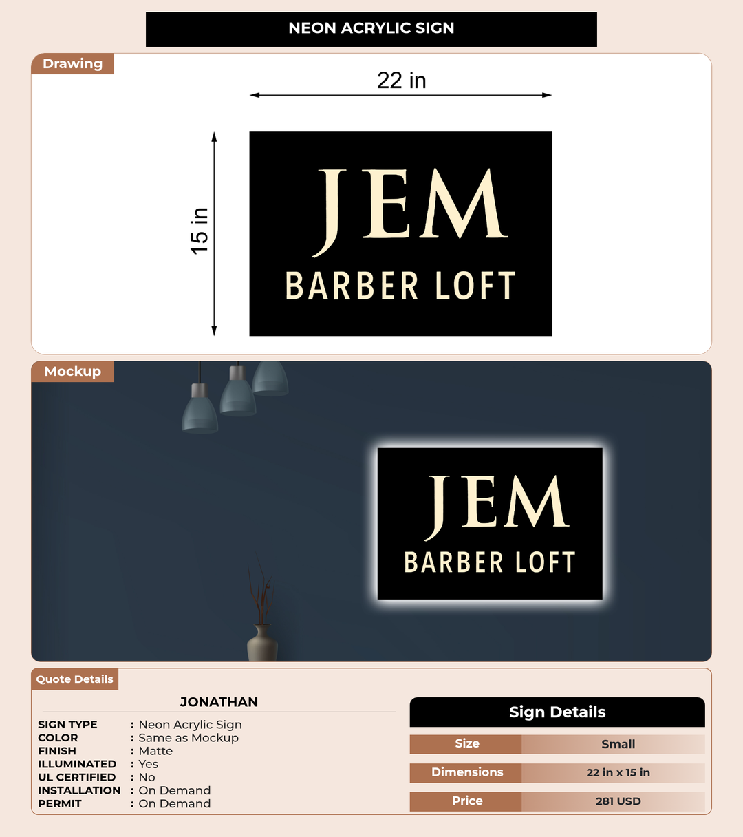 CUSTOM MOCKUP SIGN FOR Jonathan