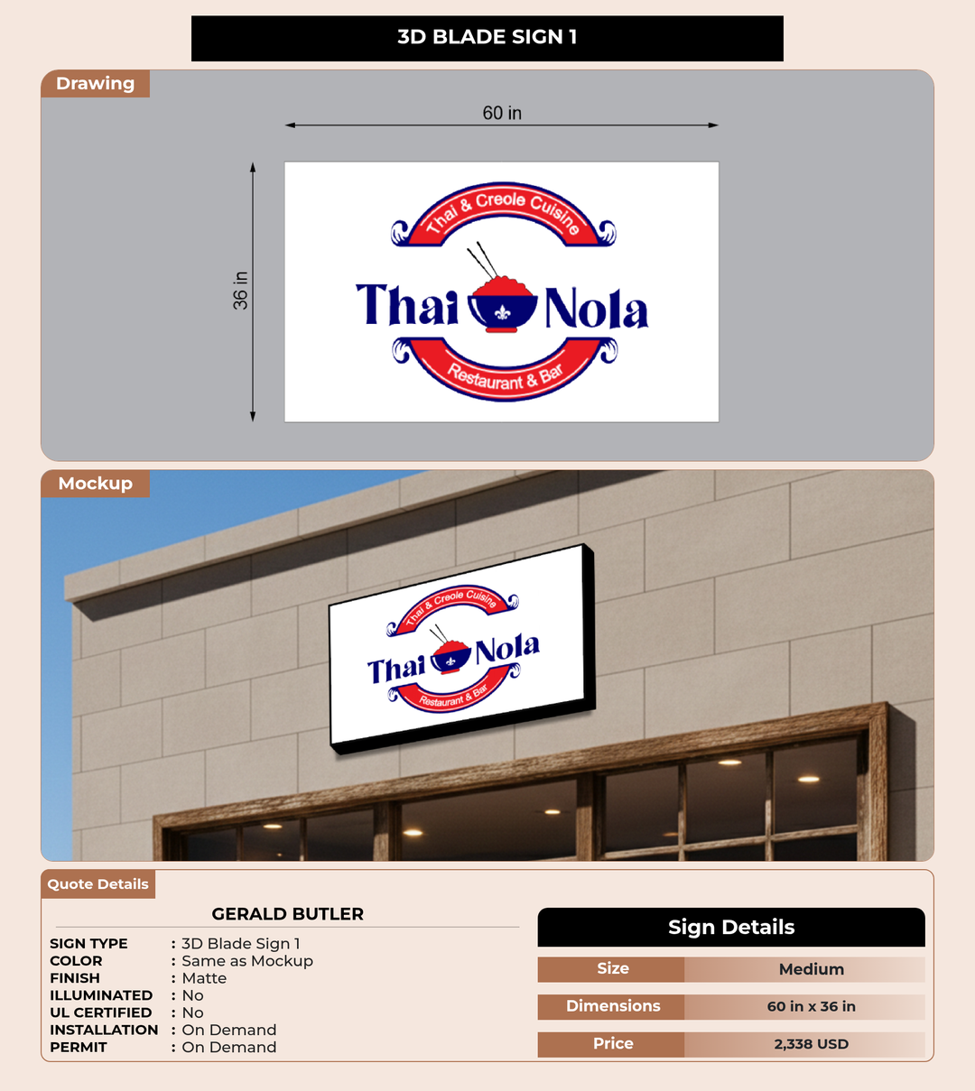 CUSTOM MOCKUP SIGN FOR Gerald Butler