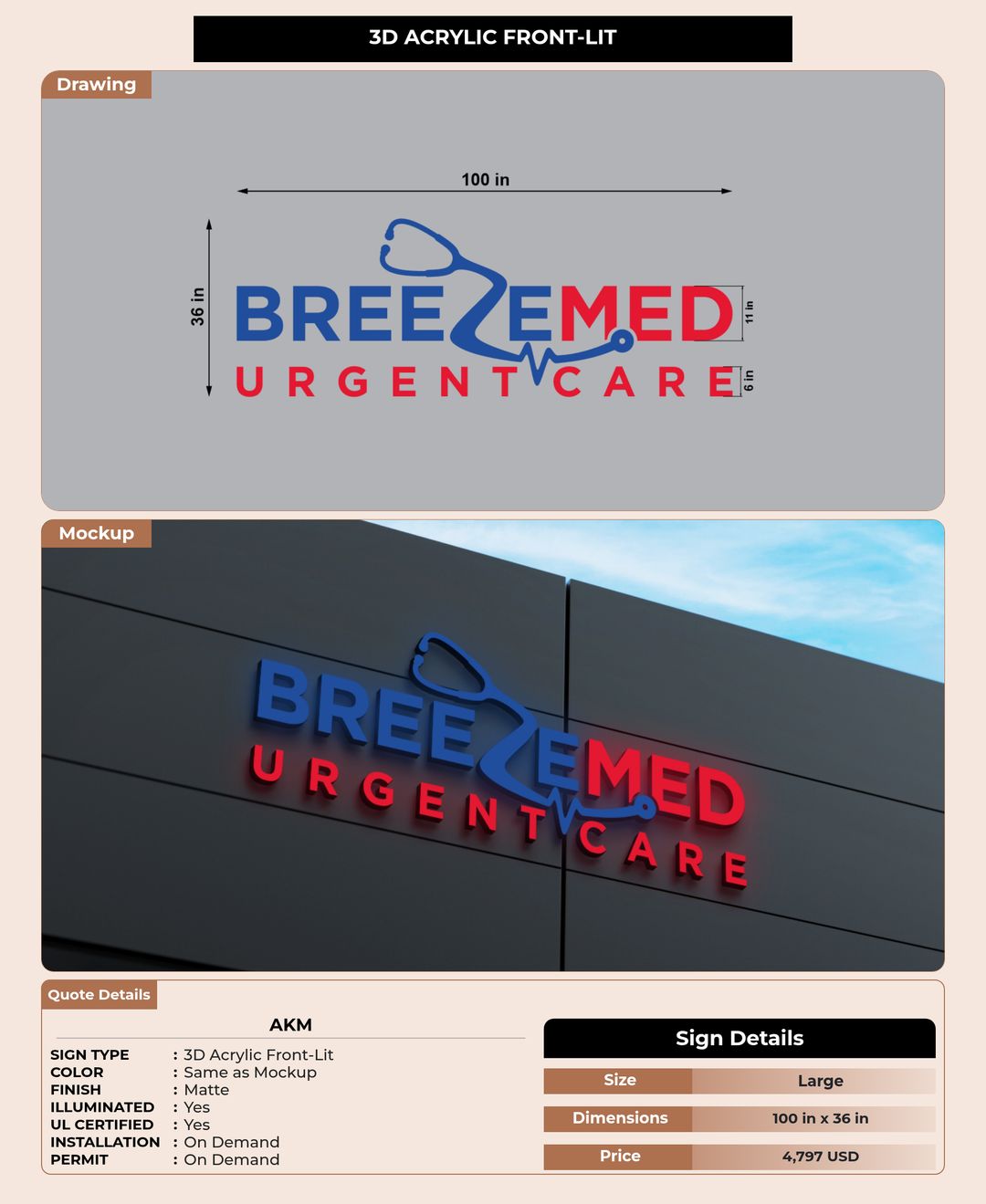 CUSTOM MOCKUP SIGN FOR Akm
