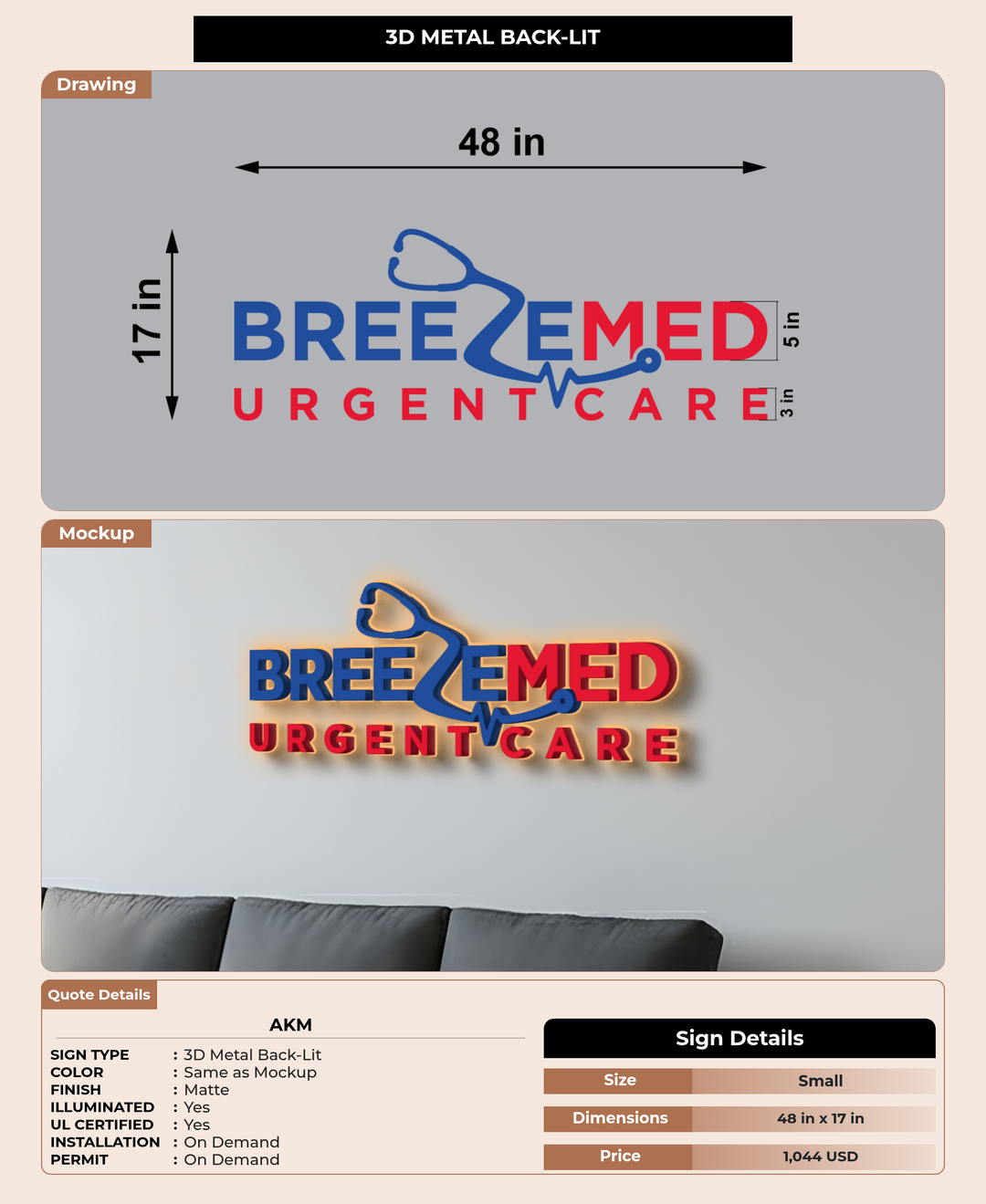 CUSTOM MOCKUP SIGN FOR Akm