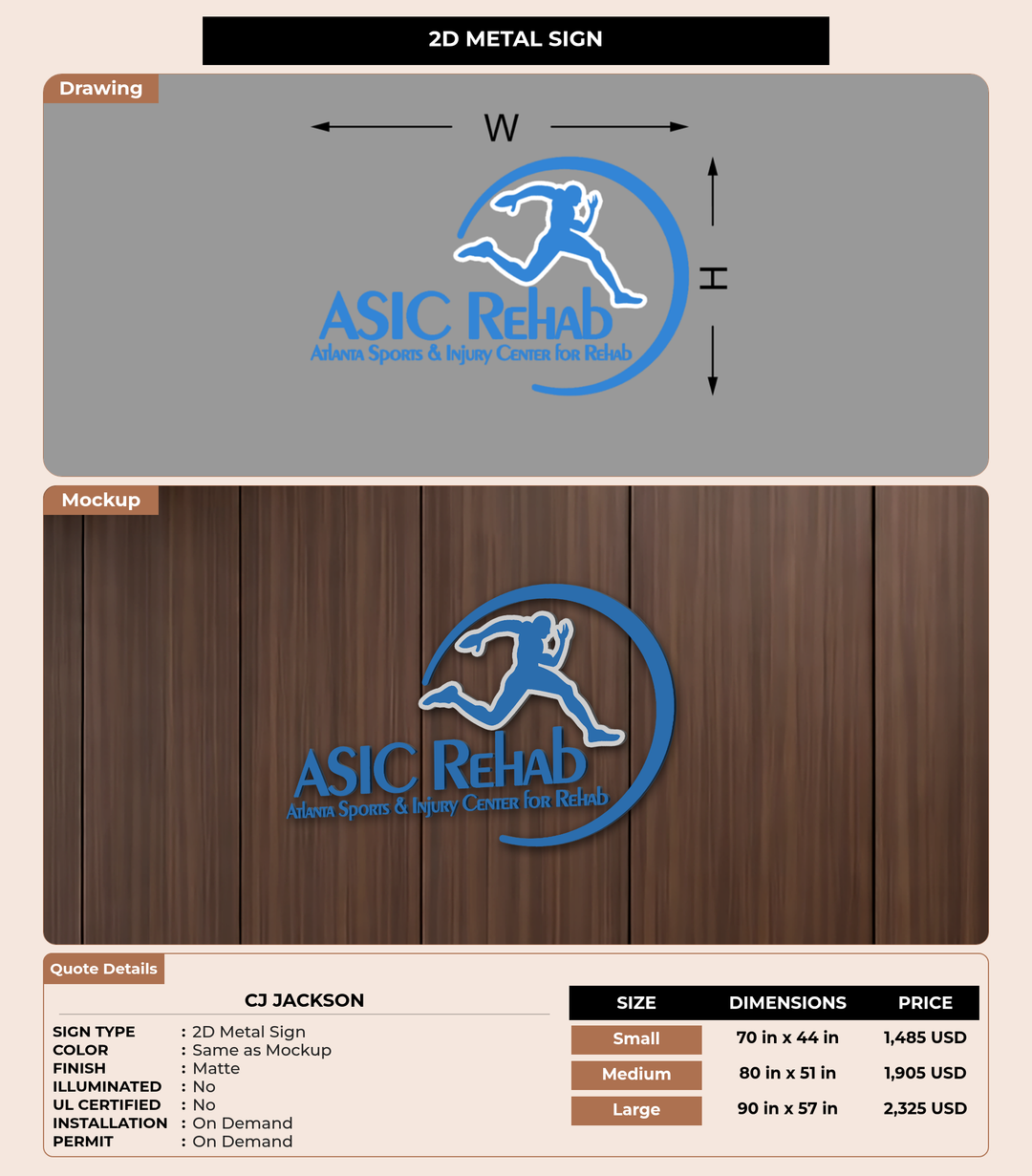 CUSTOM MOCKUP SIGN FOR CJ Jackson