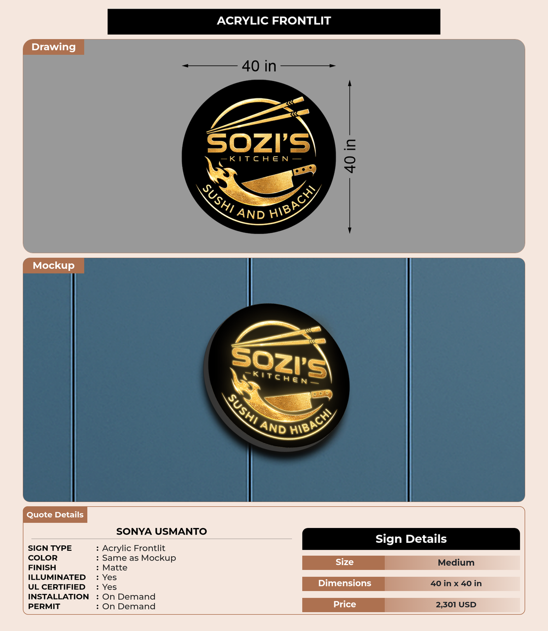 CUSTOM MOCKUP SIGN FOR Sonya Usmanto