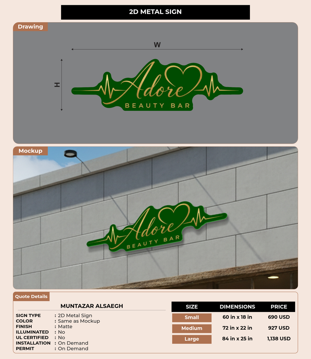 CUSTOM MOCKUP SIGN FOR Muntazar Alsaegh