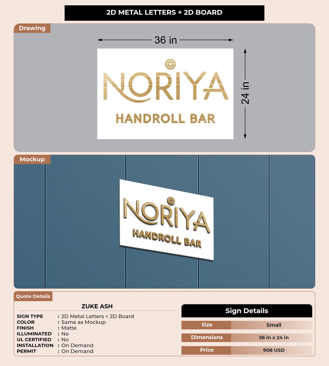CUSTOM MOCKUP SIGN FOR Zuke Ash