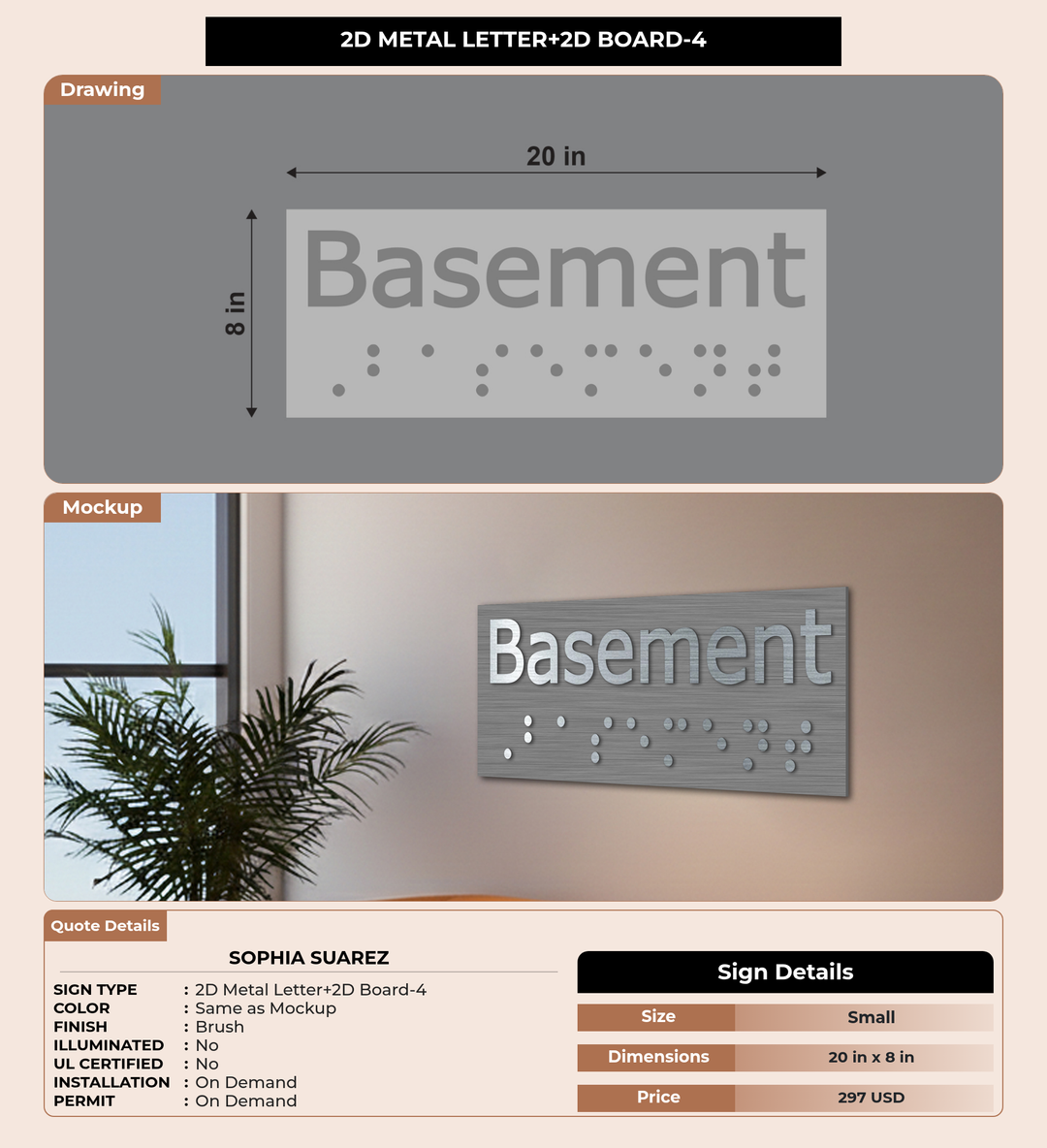 CUSTOM MOCKUP SIGN FOR Sophia Suarez