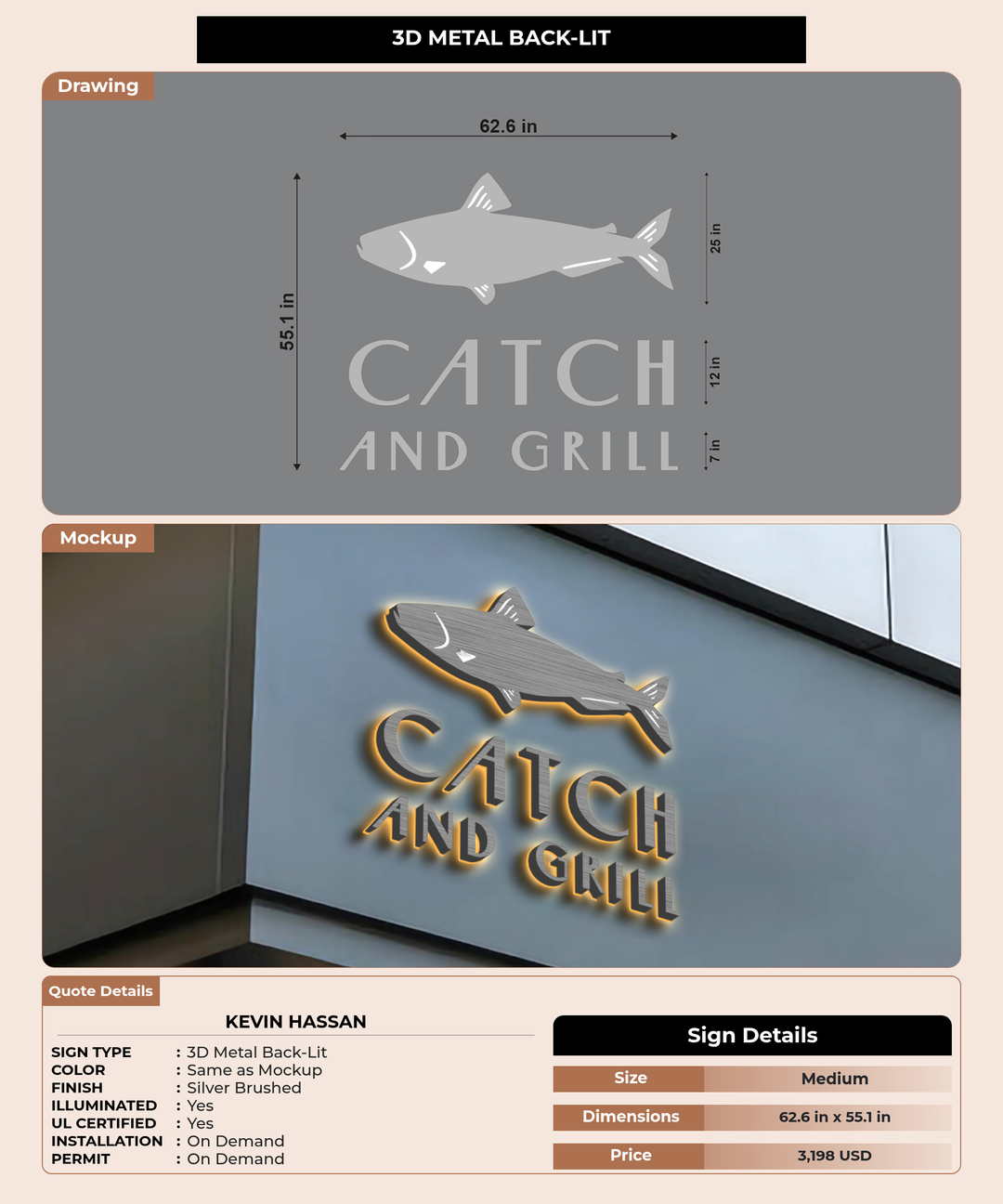 CUSTOM MOCKUP SIGN FOR kevin hassan