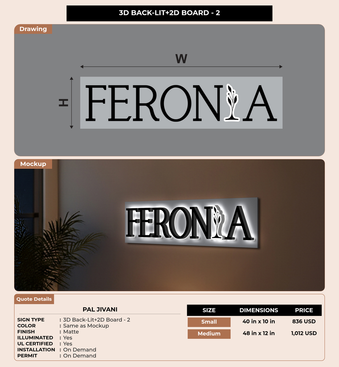 CUSTOM MOCKUP SIGN FOR Pal Jivani