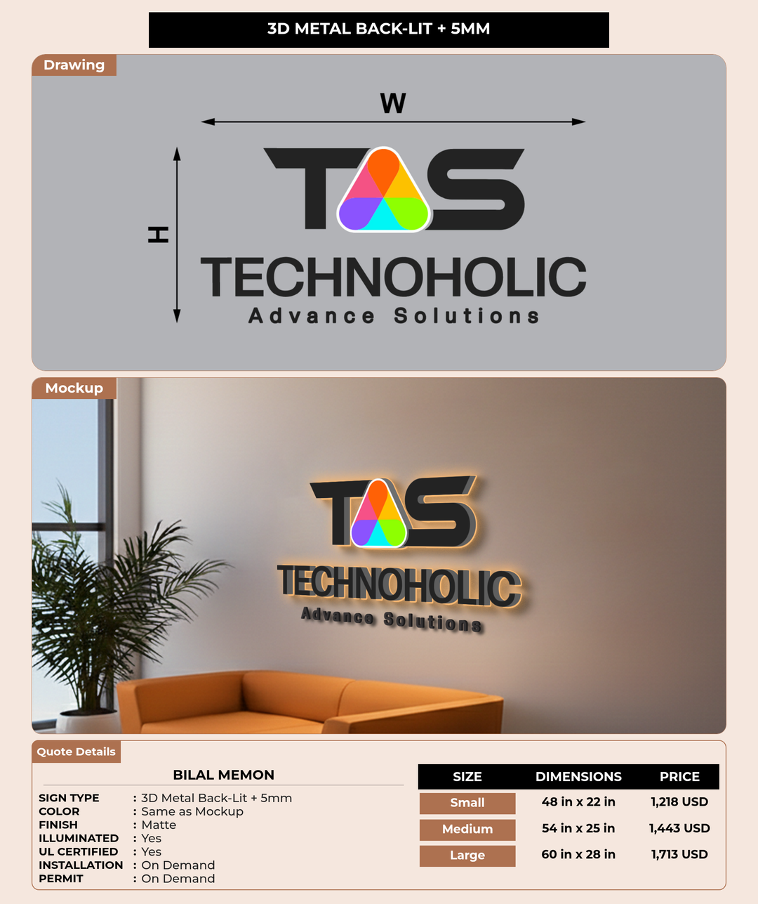 CUSTOM MOCKUP SIGN FOR Bilal Memon