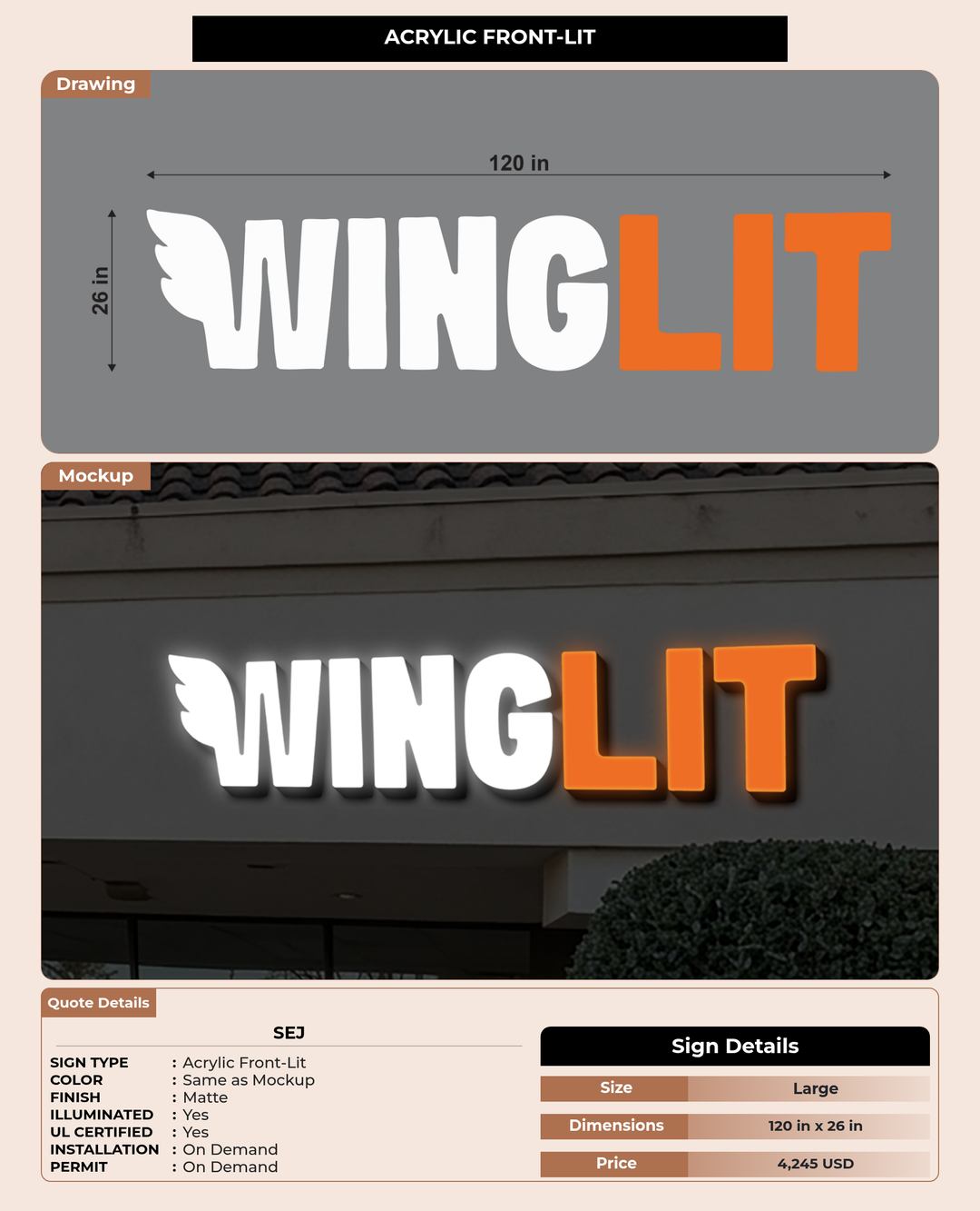 CUSTOM MOCKUP SIGN FOR Sej
