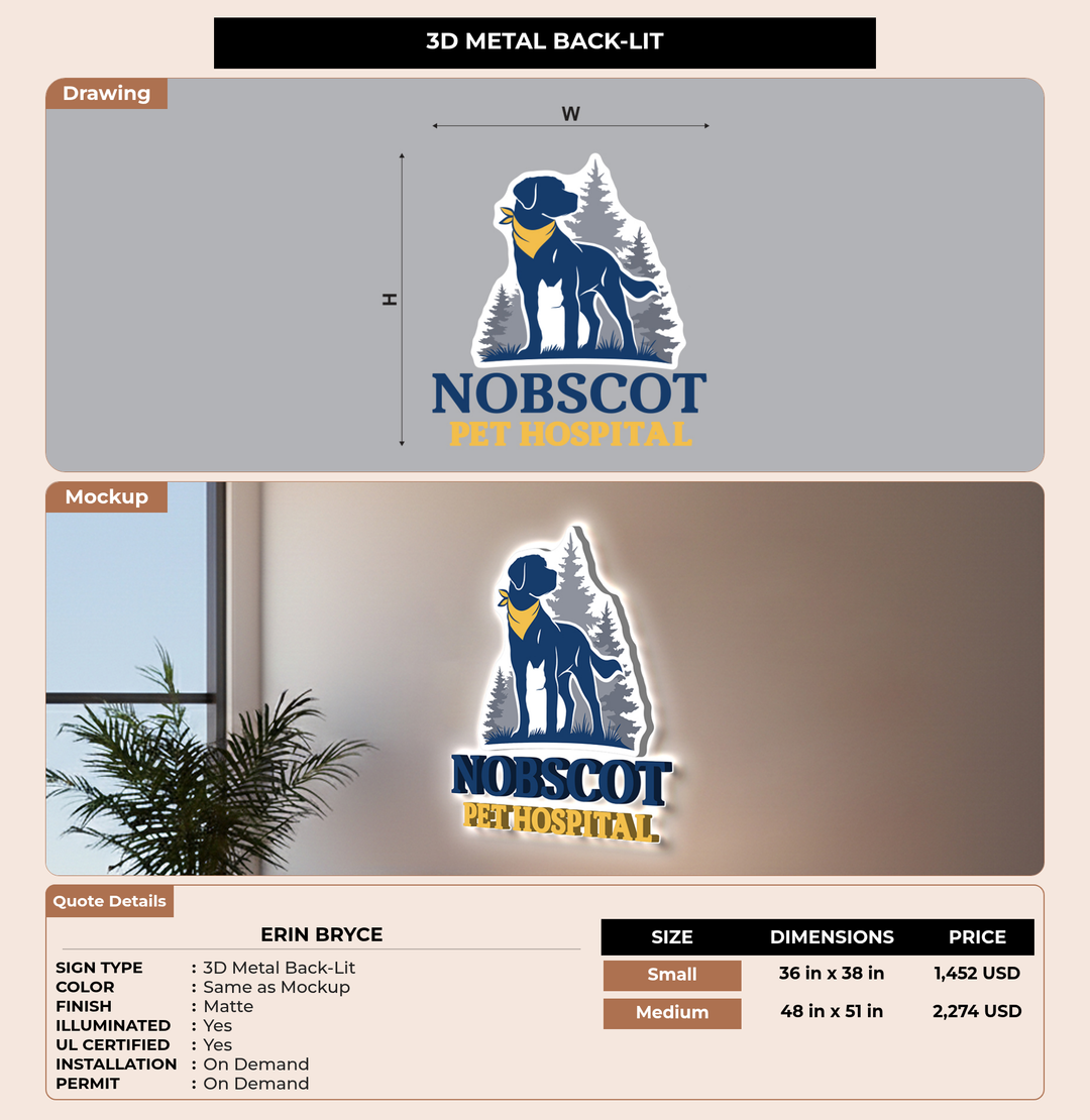 CUSTOM MOCKUP SIGN FOR Erin Bryce