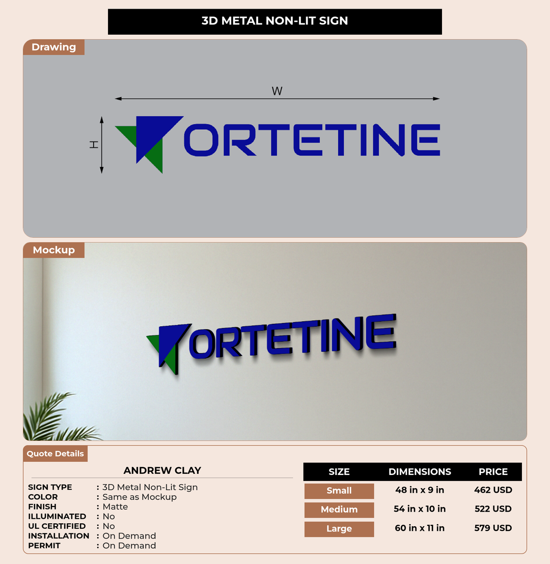 CUSTOM MOCKUP SIGN FOR Andrew Clay