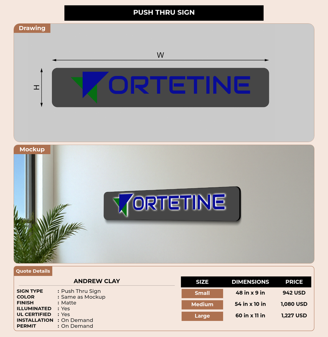 CUSTOM MOCKUP SIGN FOR Andrew Clay