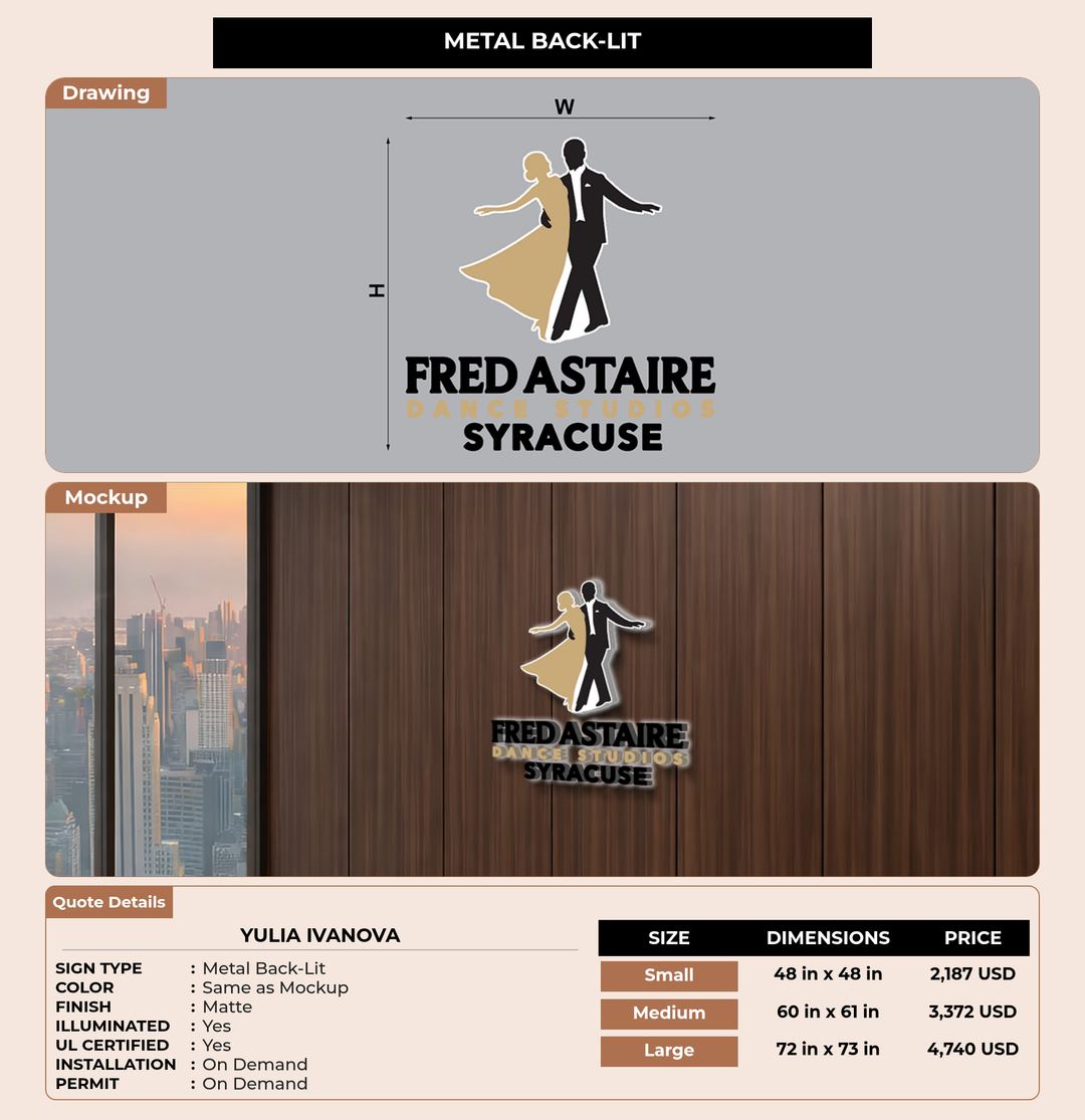 CUSTOM MOCKUP SIGN FOR Yulia Ivanova