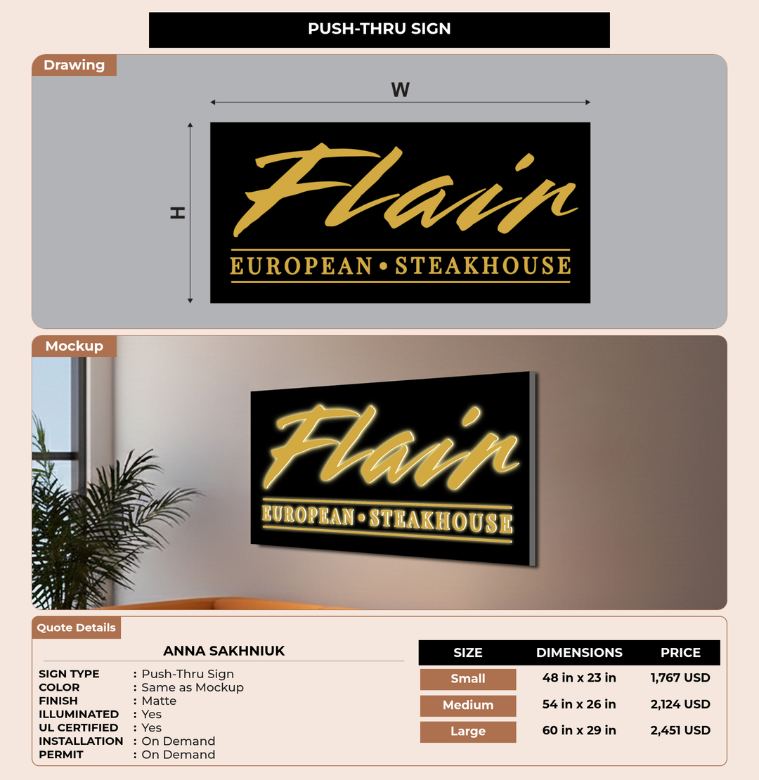 CUSTOM MOCKUP SIGN FOR Anna Sakhniuk