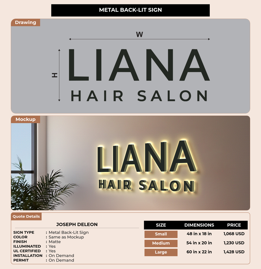 CUSTOM MOCKUP SIGN FOR Joseph Deleon