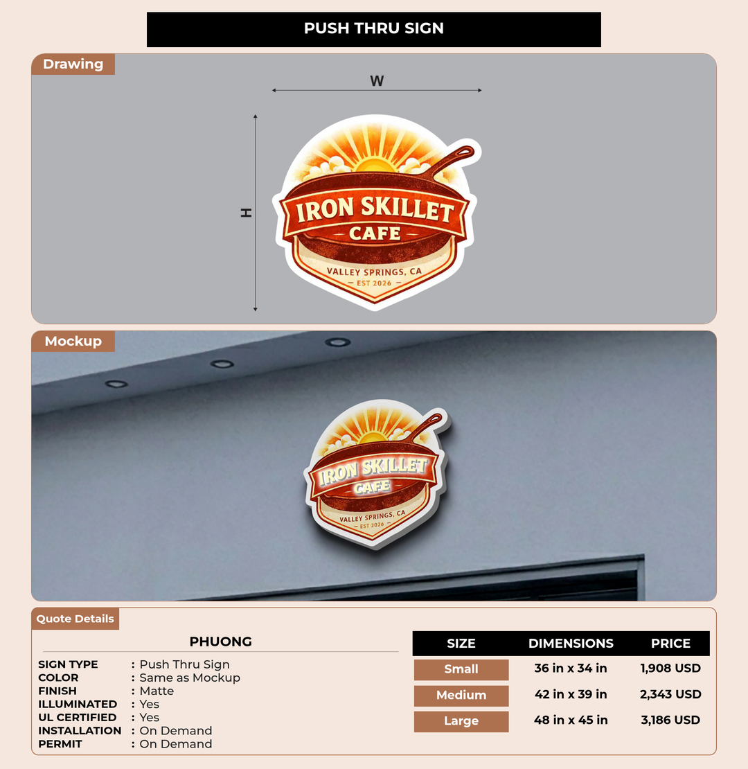 CUSTOM MOCKUP SIGN FOR Phuong