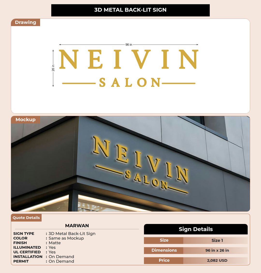 CUSTOM MOCKUP SIGN FOR Marwan