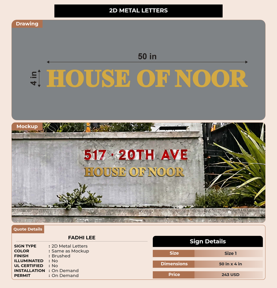 CUSTOM MOCKUP SIGN FOR Fadhi Lee