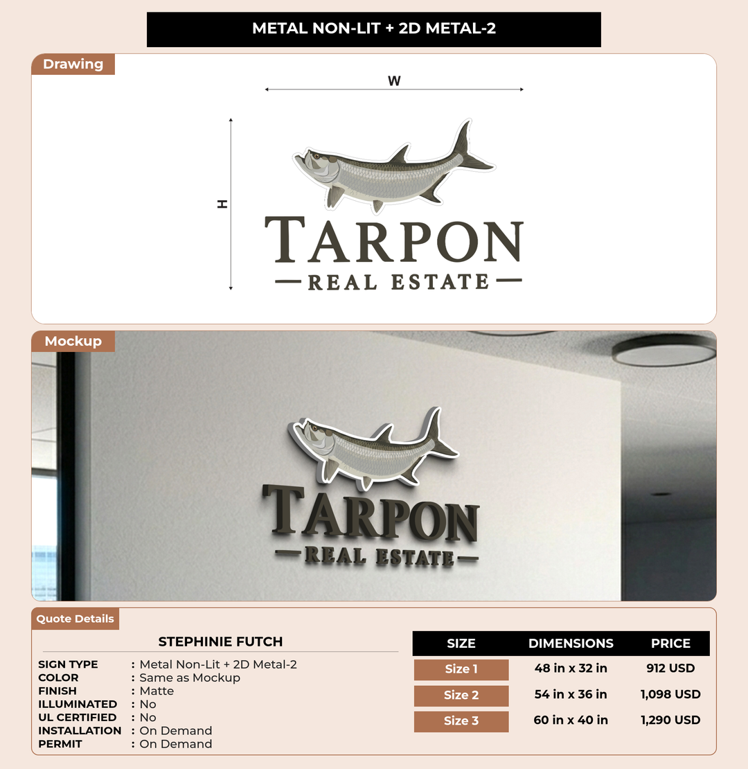 CUSTOM MOCKUP SIGN FOR Stephinie Futch