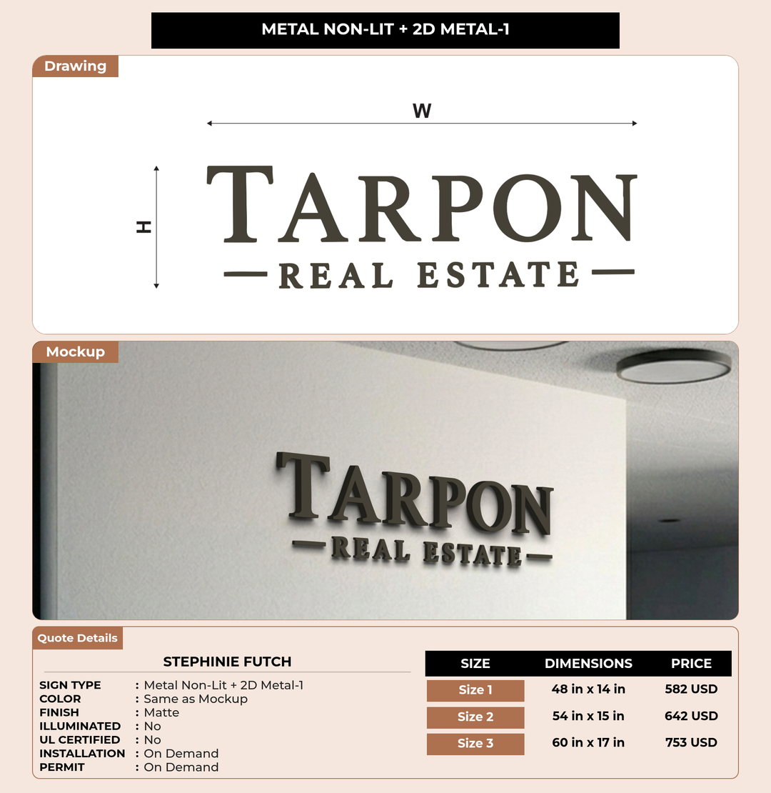 CUSTOM MOCKUP SIGN FOR Stephinie Futch