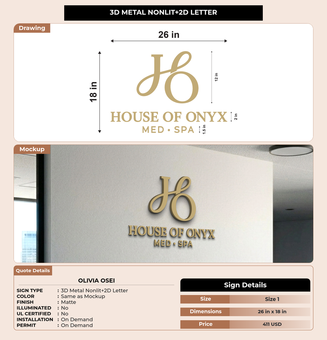 CUSTOM MOCKUP SIGN FOR Olivia Osei
