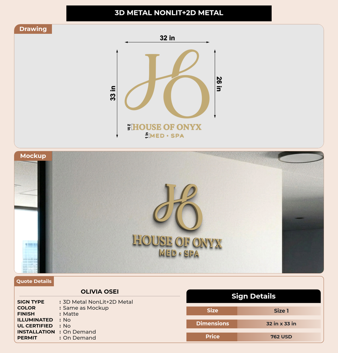 CUSTOM MOCKUP SIGN FOR Olivia Osei