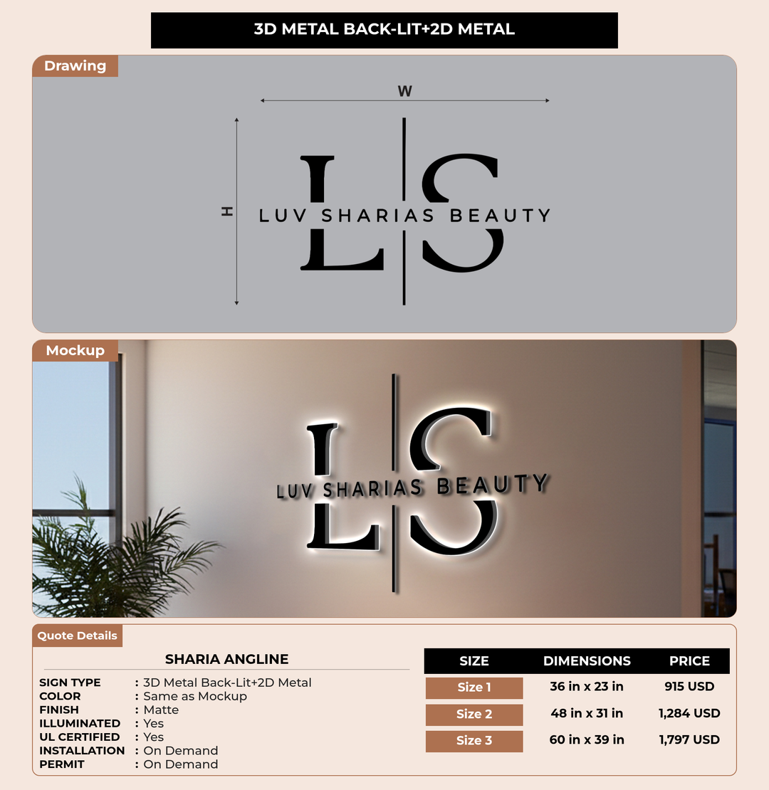 CUSTOM MOCKUP SIGN FOR Sharia Angline