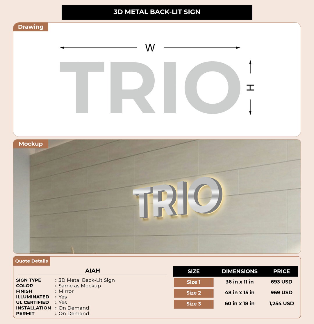CUSTOM MOCKUP SIGN FOR Aiah