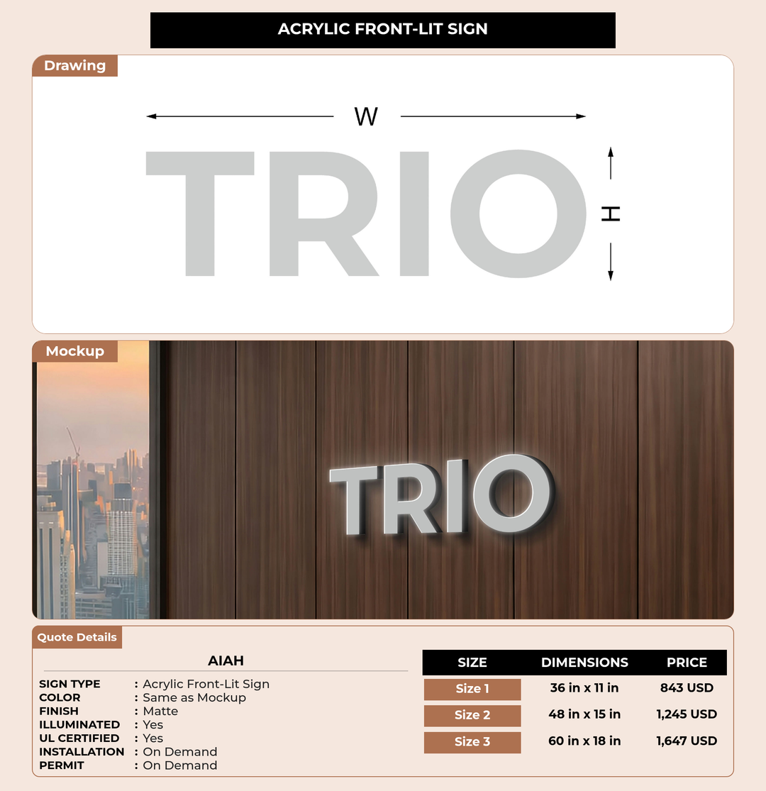 CUSTOM MOCKUP SIGN FOR Aiah