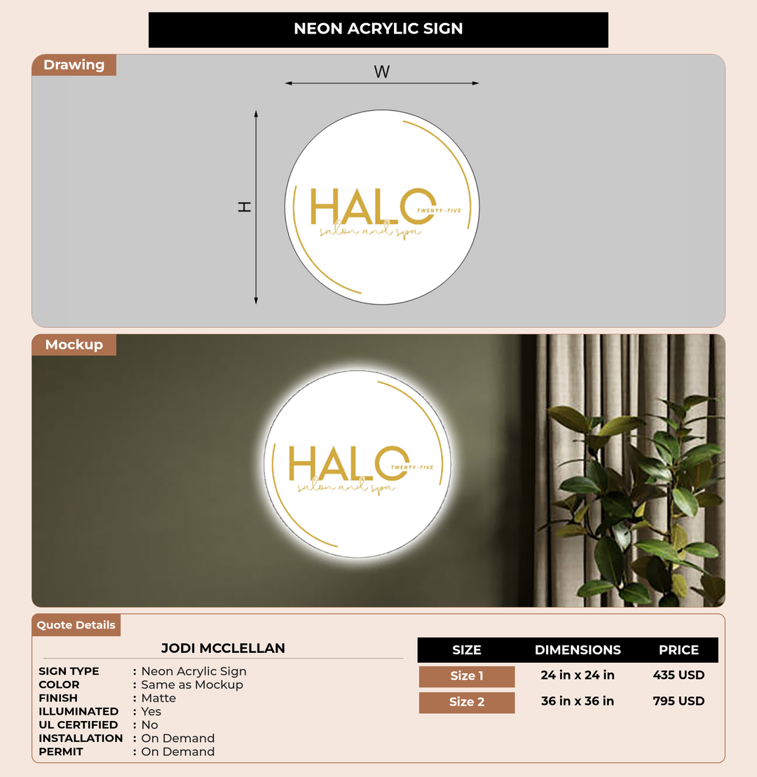 CUSTOM MOCKUP SIGN FOR Jodi McClellan