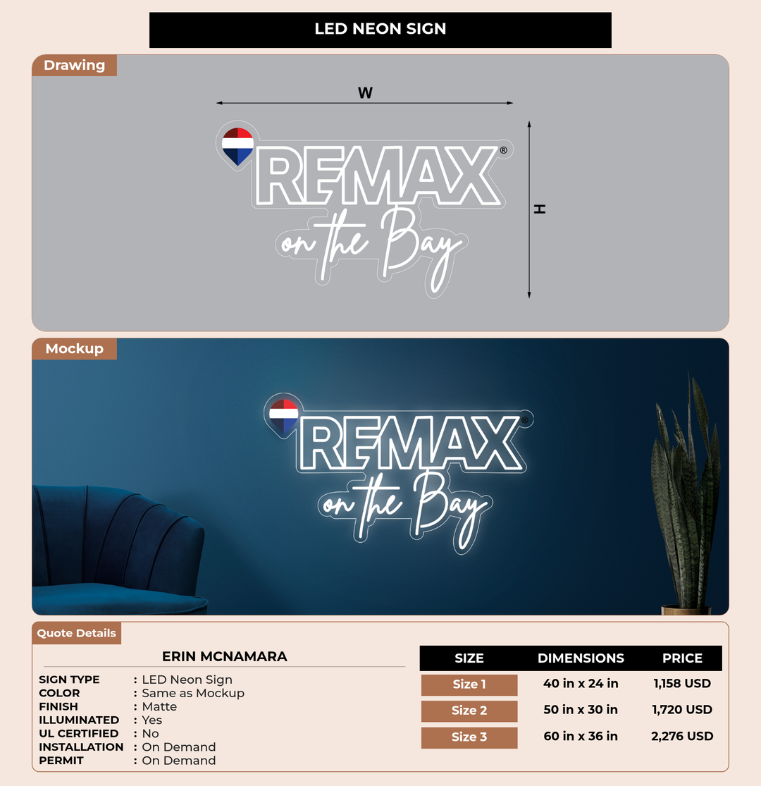 CUSTOM MOCKUP SIGN FOR Erin McNamara