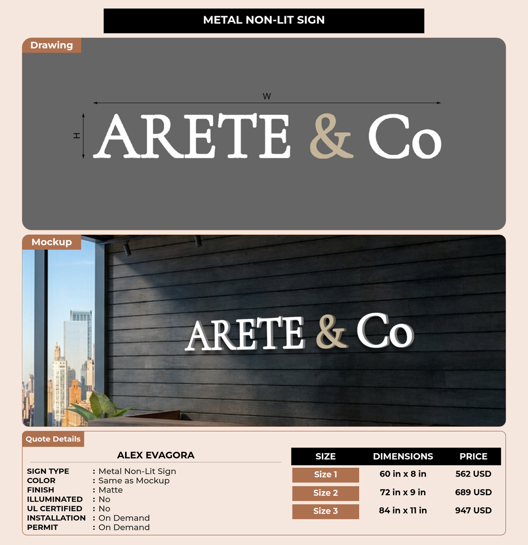 CUSTOM MOCKUP SIGN FOR Alex Evagora