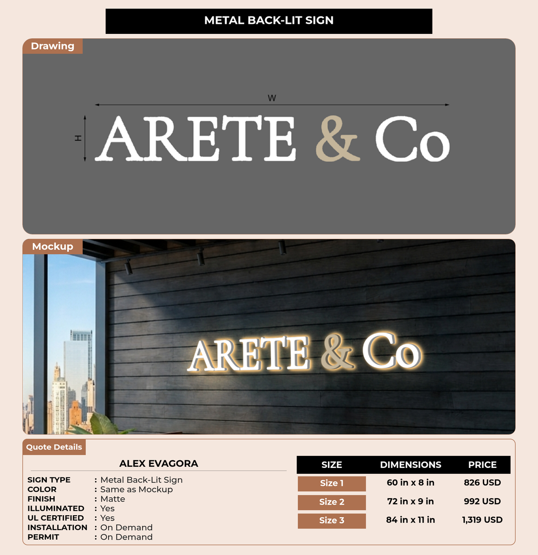 CUSTOM MOCKUP SIGN FOR Alex Evagora