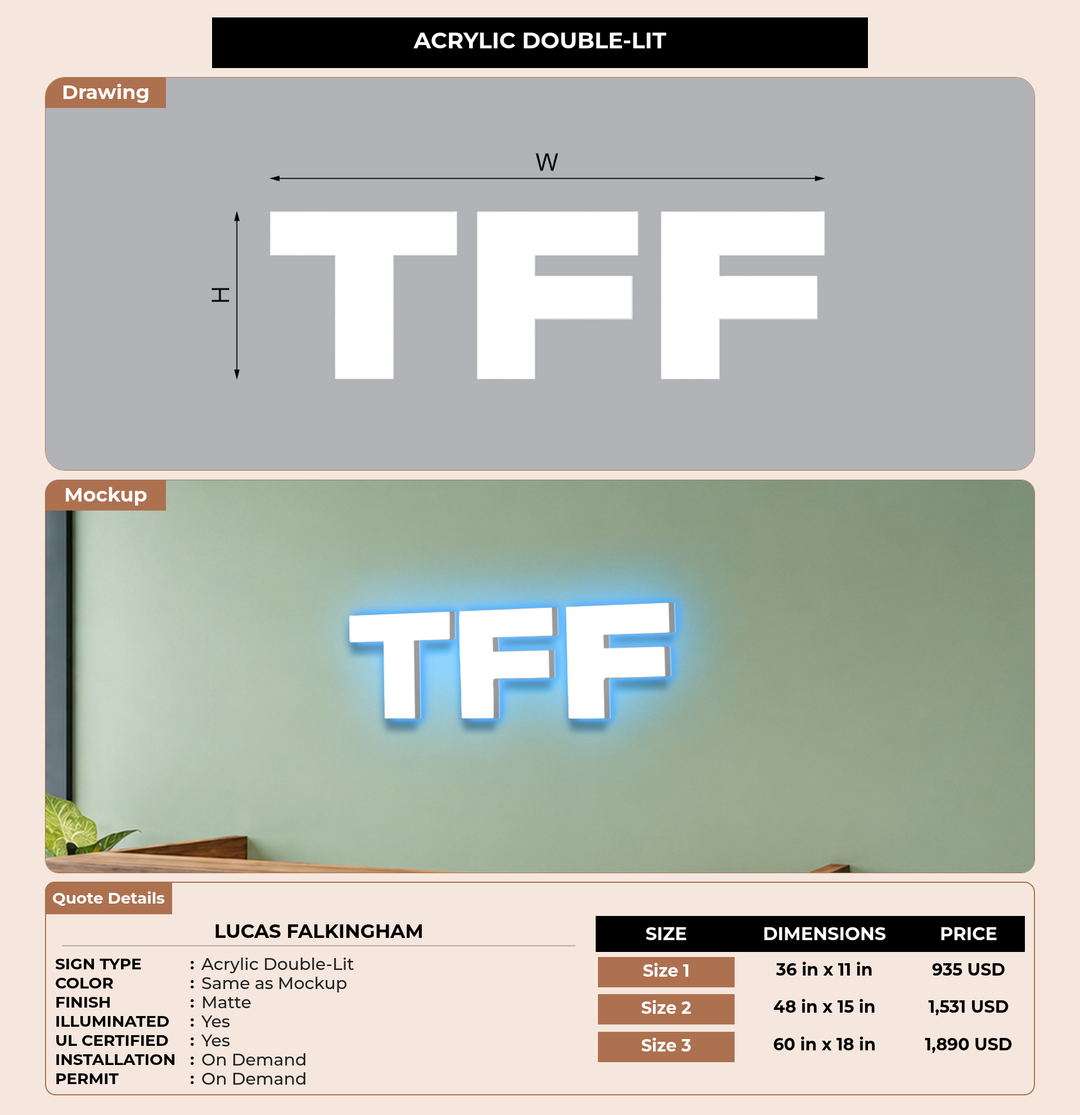 CUSTOM MOCKUP SIGN FOR Lucas Falkingham