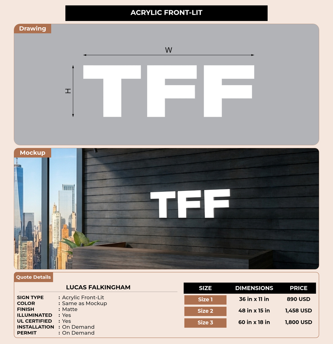 CUSTOM MOCKUP SIGN FOR Lucas Falkingham