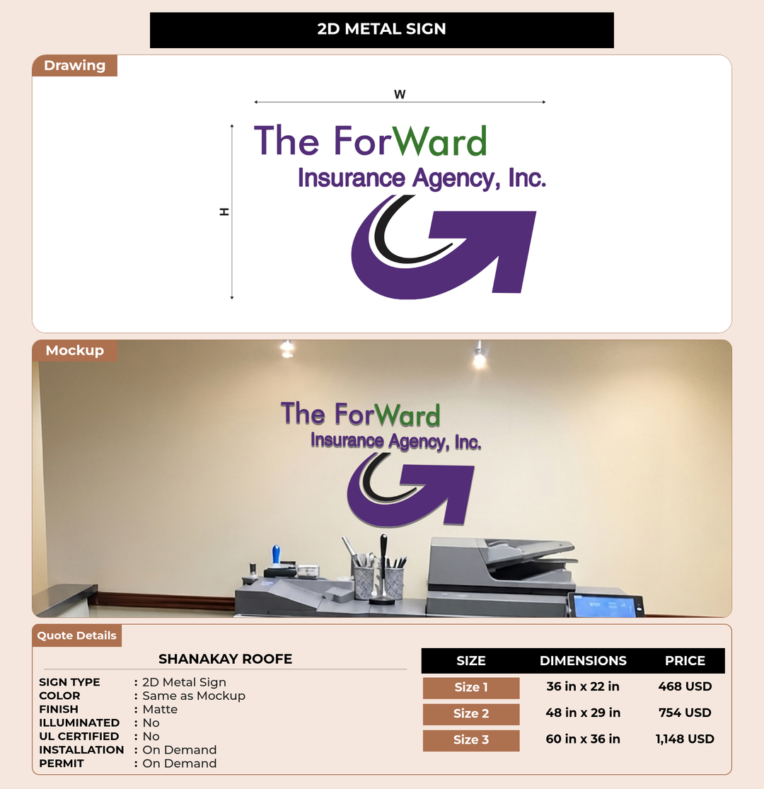 CUSTOM MOCKUP SIGN FOR Shanakay Roofe