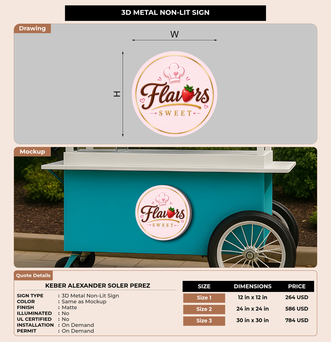 CUSTOM MOCKUP SIGN FOR Keber Alexander Soler Perez