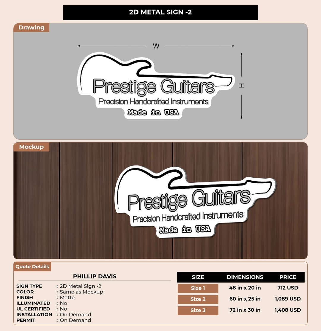 CUSTOM MOCKUP SIGN FOR Phillip Davis