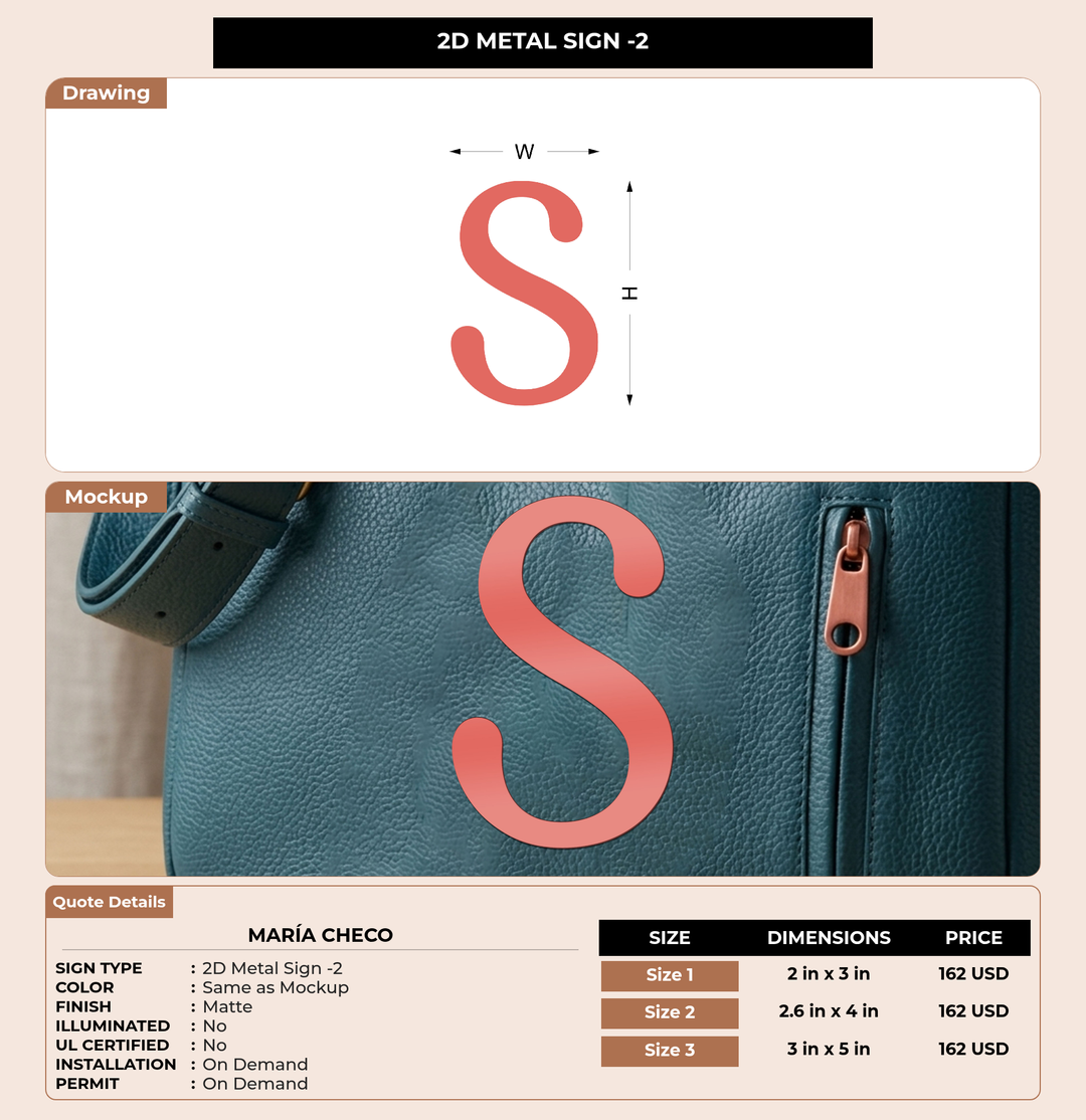 CUSTOM MOCKUP SIGN FOR María checo