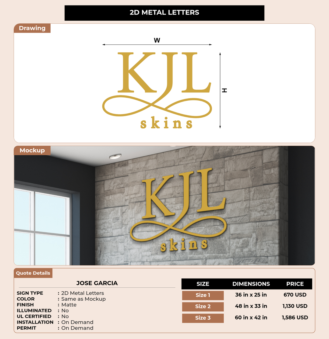 CUSTOM MOCKUP SIGN FOR jose garcia