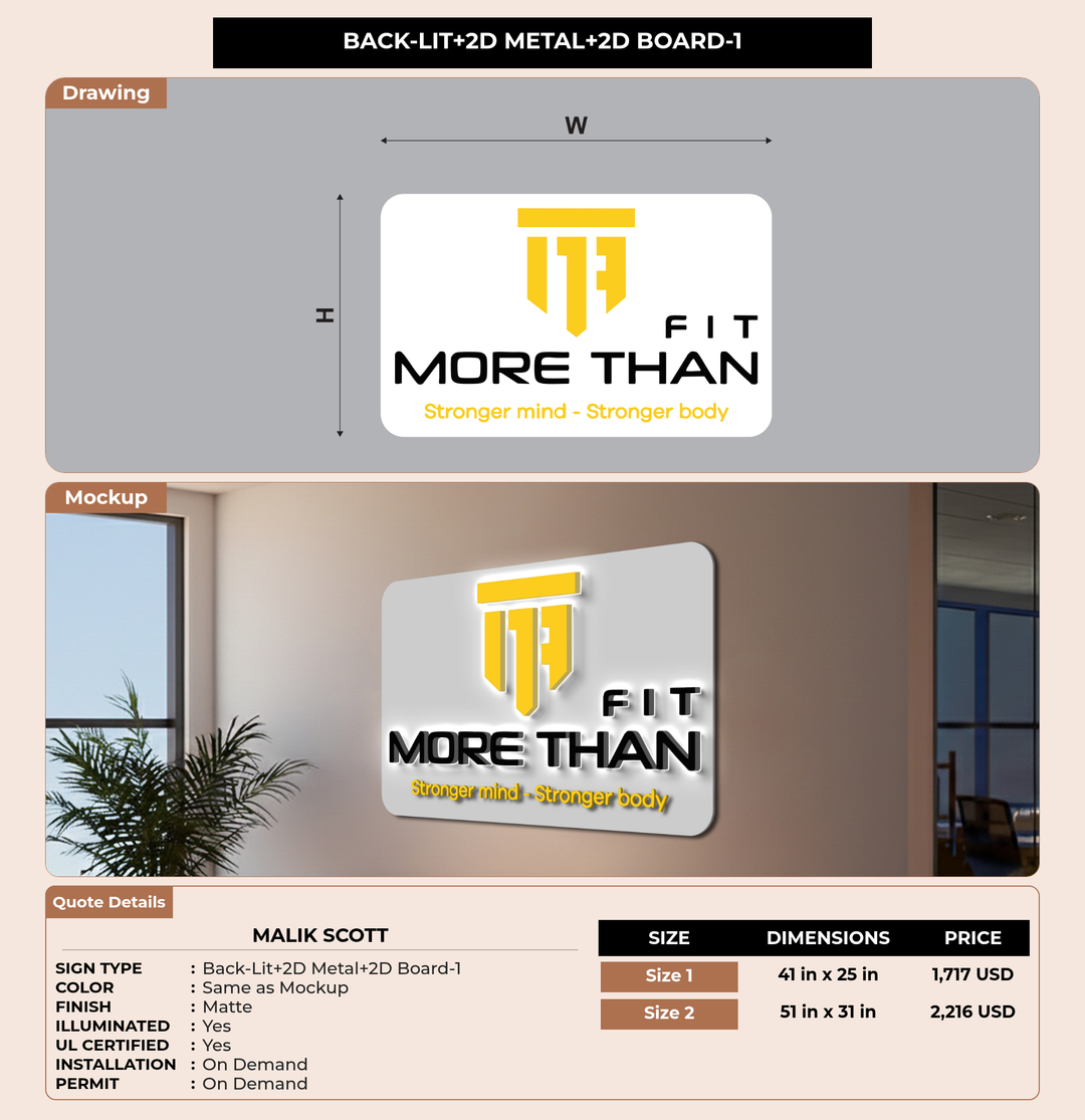 CUSTOM MOCKUP SIGN FOR Malik Scott