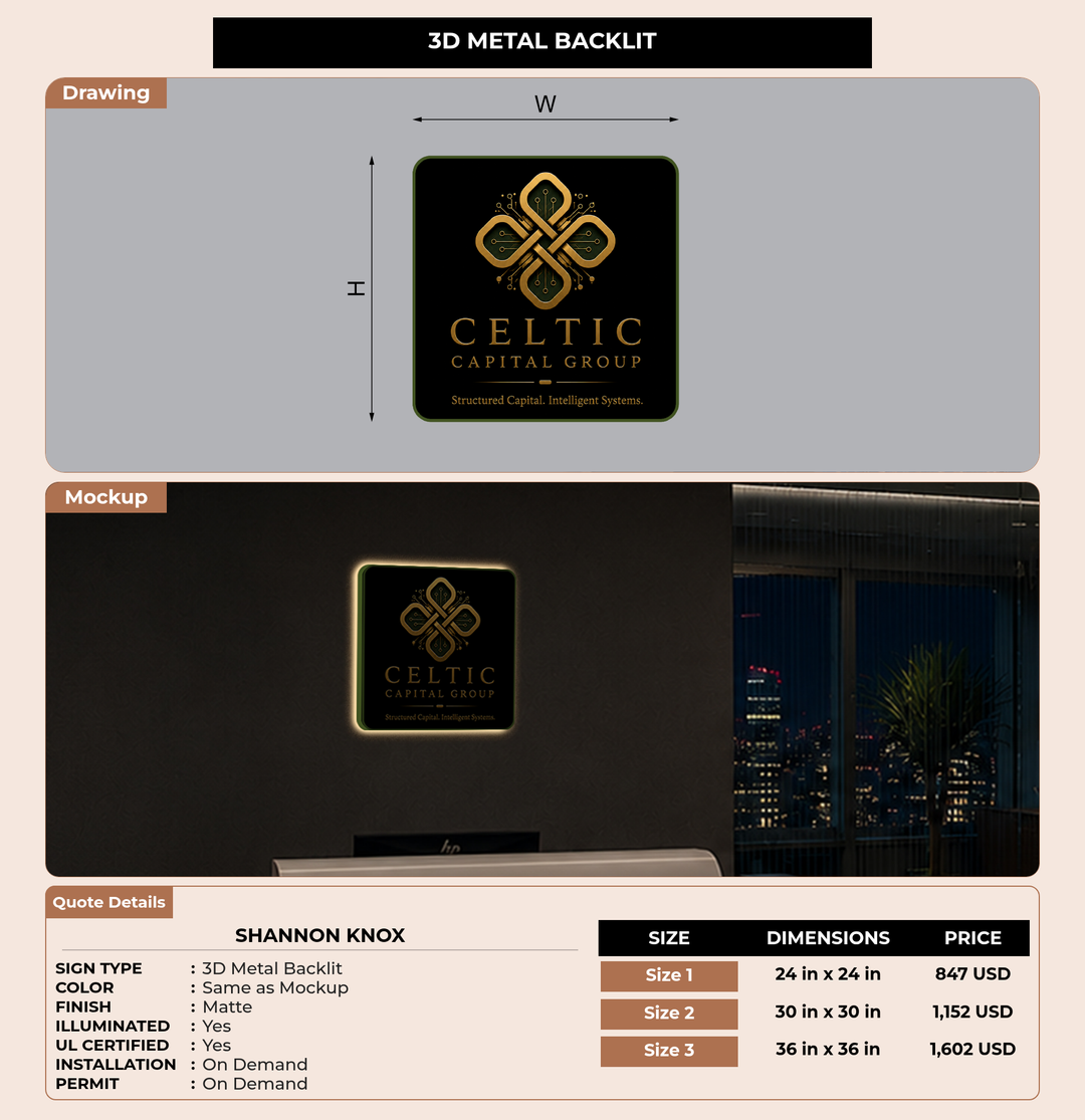 CUSTOM MOCKUP SIGN FOR Shannon Knox