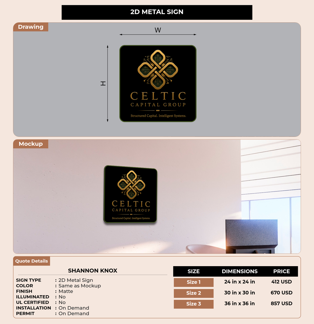 CUSTOM MOCKUP SIGN FOR Shannon Knox